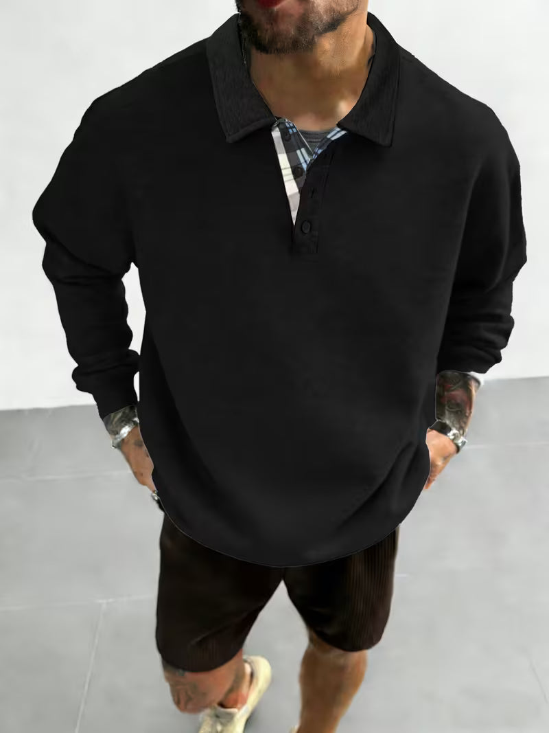 Sweat-shirt décontracté à manches longues