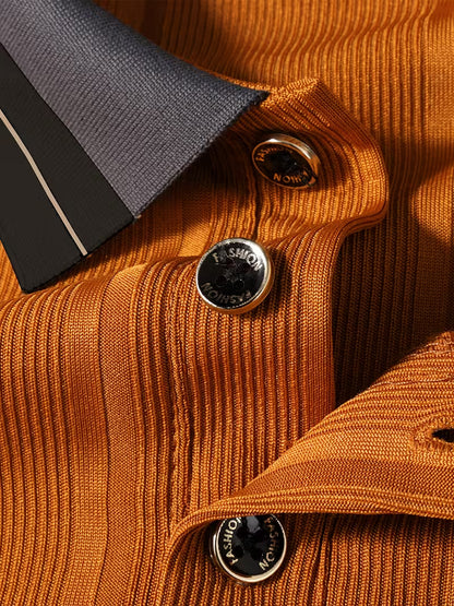 Nouveau polo à manches courtes pour homme, style décontracté, couleur unie