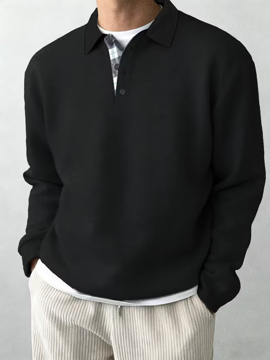 Sweat-shirt décontracté à manches longues