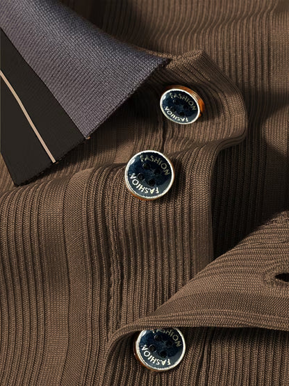 Nouveau polo à manches courtes pour homme, style décontracté, couleur unie