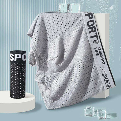 Ensemble de 5 boxers en maille de soie glacée respirante