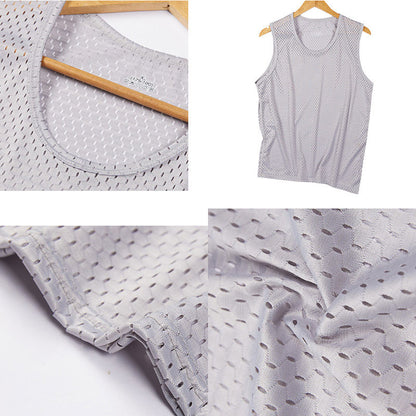 🧊 Ensemble de 3/5 Débardeurs en Maille de Soie Glacée