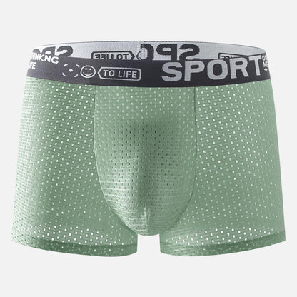 Ensemble de 5 boxers en maille de soie glacée respirante