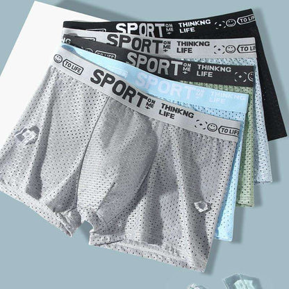 Ensemble de 5 boxers en maille de soie glacée respirante