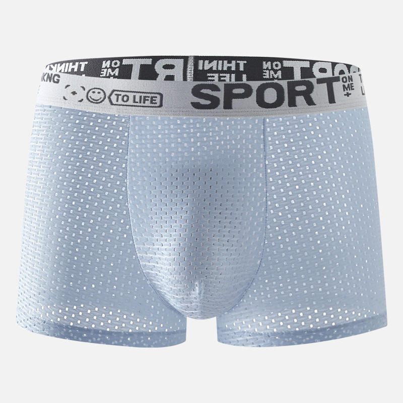Ensemble de 5 boxers en maille de soie glacée respirante