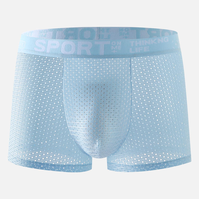 Ensemble de 5 boxers en maille de soie glacée respirante