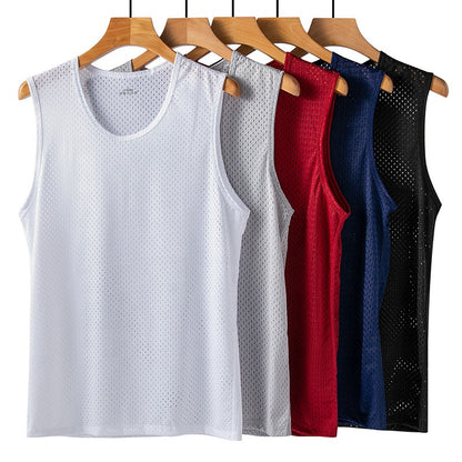 🧊 Ensemble de 3/5 Débardeurs en Maille de Soie Glacée