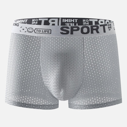 Ensemble de 5 boxers en maille de soie glacée respirante