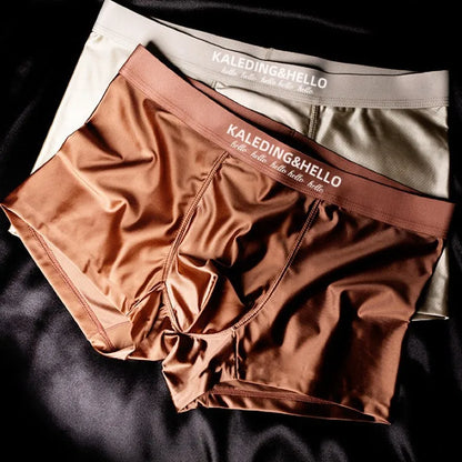 Lot de 4 boxers pour homme - Sous-vêtements doux et respirants, texture lisse et non collante
