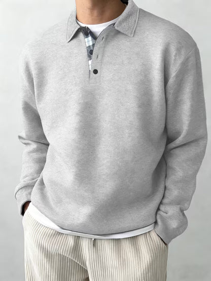 Sweat-shirt décontracté à manches longues