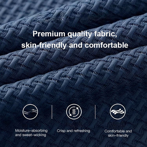 🍃Nouveau T-shirt business en soie, couleur unie